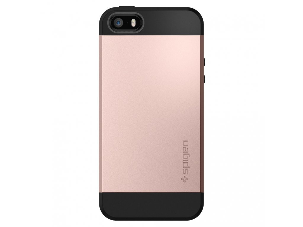 Pouzdro / kryt pro Apple iPhone 5 / 5S / SE - Spigen, Slim Armor Rose Gold