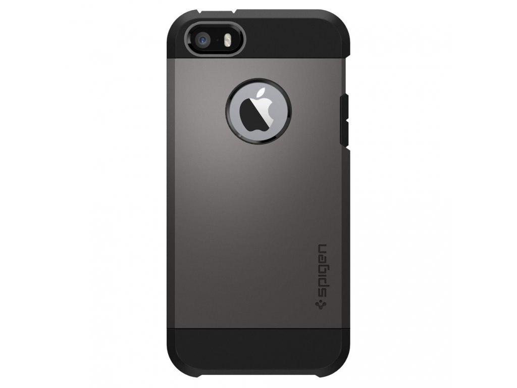 Pouzdro / kryt pro Apple iPhone 5 / 5S / SE - Spigen, Tough Armor Gunmetal