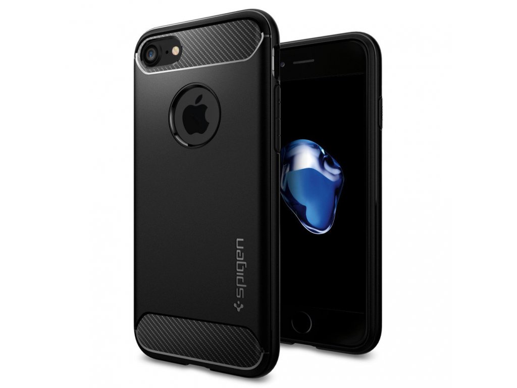 Pouzdro / kryt pro Apple iPhone 7 / 8 - Spigen, Rugged Armor Black