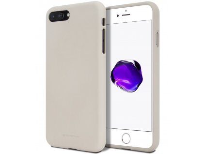Ochranný kryt pro iPhone 7 PLUS / 8 PLUS - Mercury, Soft Feeling Stone