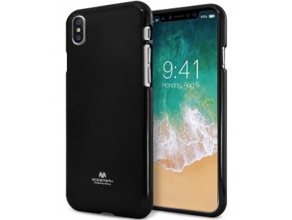 Ochranný kryt pro iPhone XS / X - Mercury, Jelly Case Black