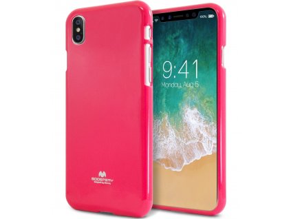 Ochranný kryt pro iPhone XS / X - Mercury, Jelly Case HotPink