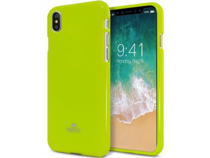 Ochranný kryt pro iPhone XS / X - Mercury, Jelly Case Lime