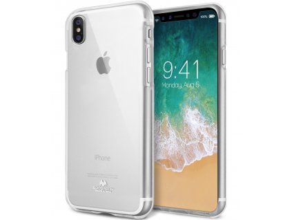 Ochranný kryt pro iPhone XS / X - Mercury, Jelly Transparent