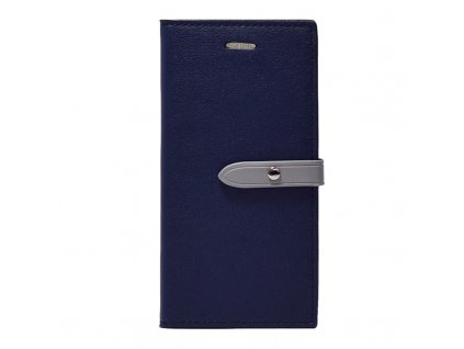 Pouzdro / kryt pro iPhone 6 / 6S - Mercury, Romance Diary NAVY/GREY