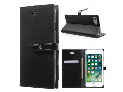 Pouzdro / kryt pro iPhone 7 / 8 - Mercury, Romance Diary BLACK/BLACK