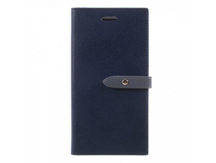 Pouzdro / kryt pro iPhone XS / X - Mercury, Romance Diary NAVY/GREY