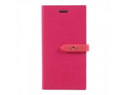 Pouzdro / kryt pro iPhone XS / X - Mercury, Romance Diary HOTPINK/PINK