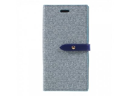 Pouzdro / kryt pro iPhone XS / X - Mercury, Milano Diary BLUE/BLUE