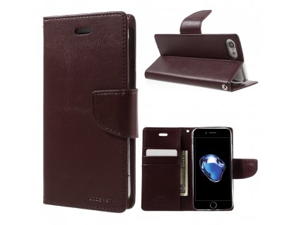 Pouzdro / kryt pro iPhone 7 / 8 - Mercury, Bravo Diary WINE