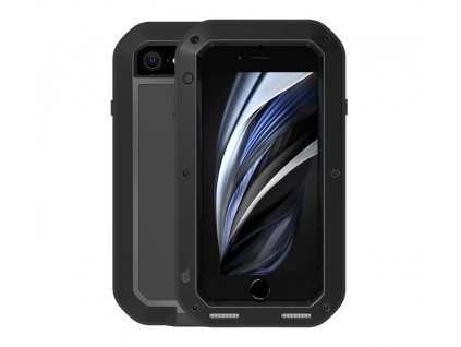 Ochranný kryt pro iPhone 7 / 8 / SE (2020/2022) - LOVE MEI, Powerful Black