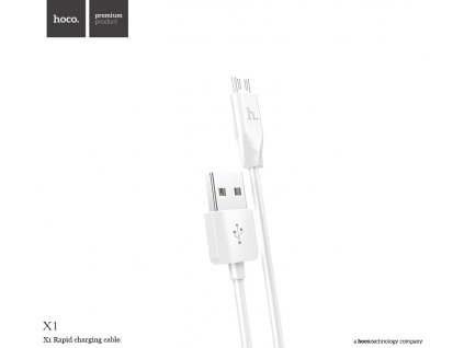 Kabel MICRO-USB - Hoco, X1 White 200cm