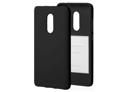 Ochranný kryt pro Xiaomi Redmi 5 PLUS / Note 5 - Mercury, Soft Feeling Black