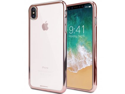 Ochranný kryt pro iPhone XS MAX - Mercury, Ring2 RoseGold