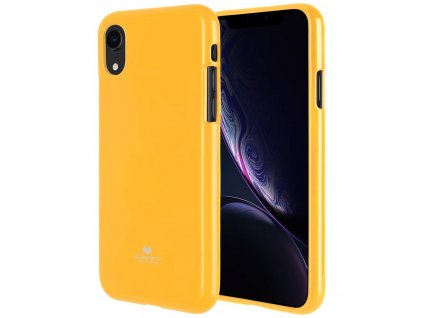 Ochranný kryt pro iPhone XR - Mercury, Jelly Yellow
