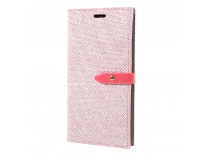 Pouzdro / kryt pro iPhone XS MAX - Mercury, Milano Diary Pink/Pink