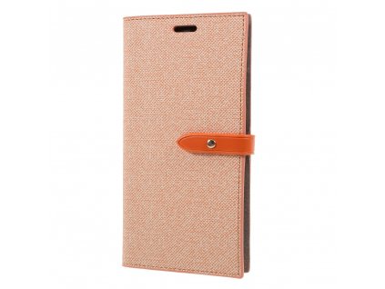 Pouzdro / kryt pro iPhone XS MAX - Mercury, Milano Diary Orange/Orange
