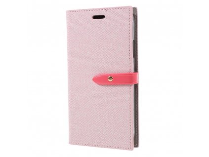 Pouzdro / kryt pro iPhone XR - Mercury, Milano Diary Pink/Pink