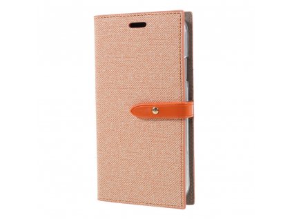 Pouzdro / kryt pro iPhone XR - Mercury, Milano Diary Orange/Orange