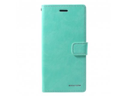 Pouzdro / kryt pro iPhone XR - Mercury, Bluemoon Diary Mint