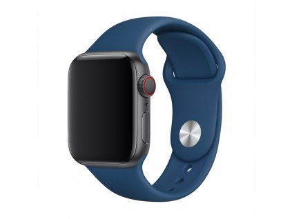 Řemínek pro Apple Watch 42mm / 44mm / 45mm - Devia, Sport Blue Horizon