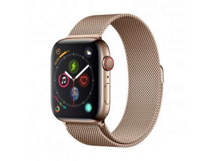 Řemínek pro Apple Watch 42mm / 44mm / 45mm / 49mm - Devia, Milanese Gold