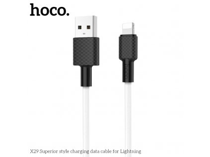 Kabel USB-A/Lightning pro iPhone a iPad - Hoco, X29 Superior White