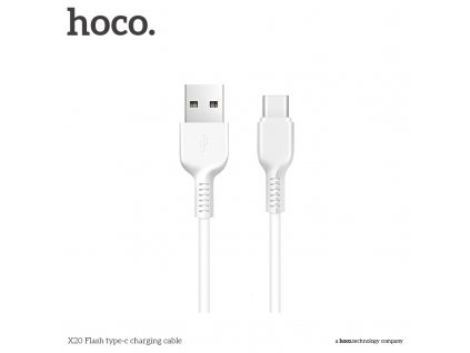 Kabel USB-C - Hoco, X20 White 200cm