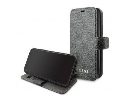 Pouzdro / kryt pro iPhone 11 - Guess, 4G Book Gray