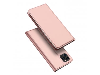 Knížkové pouzdro na iPhone 11 Pro - DuxDucis, SkinPro Rose