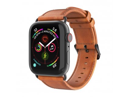 Kožený pásek / řemínek pro Apple Watch 44mm / 45mm / 46mm / 49mm - DuxDucis, Business Brown