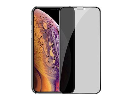 Ochranné tvrzené sklo pro iPhone X / XS / 11 Pro - Hoco, A13 Shatterproof 3D Anti-Spy