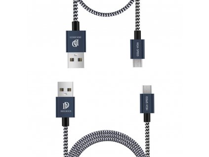 Kabel MICRO-USB - DuxDucis, 2-PACK SET (100cm+20cm) Blue