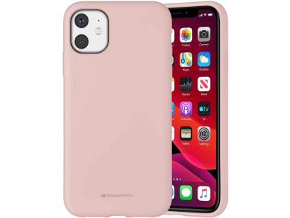 Ochranný kryt pro iPhone 11 - Mercury, Silicone Pink Sand