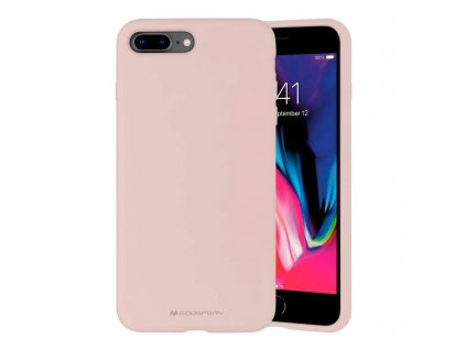 Ochranný kryt pro iPhone 7 PLUS / 8 PLUS - Mercury, Silicone Pink Sand