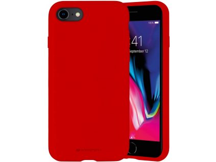 Ochranný kryt pro iPhone 7 / 8 / SE (2020/2022) - Mercury, Silicone Red