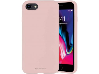 Ochranný kryt pro iPhone 7 / 8 / SE (2020/2022) - Mercury, Silicone Pink Sand