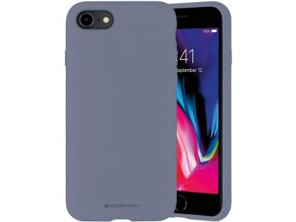 Ochranný kryt pro iPhone 7 / 8 / SE (2020/2022) - Mercury, Silicone Lavender Gray