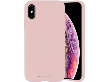 Ochranný kryt pro iPhone XS / X - Mercury, Silicone Pink Sand