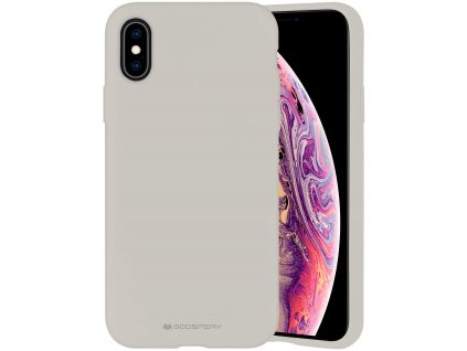 Ochranný kryt pro iPhone XS / X - Mercury, Silicone Stone