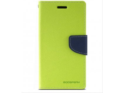 Pouzdro / kryt pro Samsung GALAXY S20 - Mercury, Fancy Diary Lime/Navy