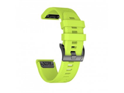 Řemínek pro Garmin Fenix 5 / 6 / 6 PRO / 7 - Tech-Protect, Smooth Lime