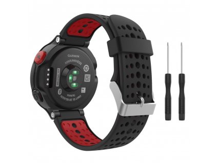 Řemínek pro Garmin Forerunner 220 / 230 / 235 / 630 / 735 - Tech-Protect, Smooth Black