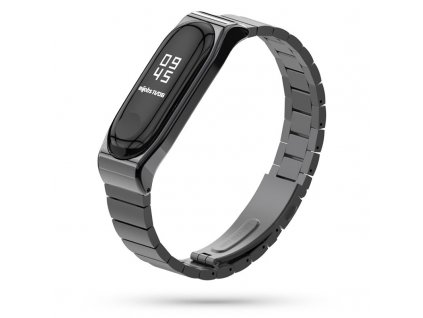 Řemínek pro Xiaomi Mi Band 5 / 6 - Tech-Protect, Steelband Black