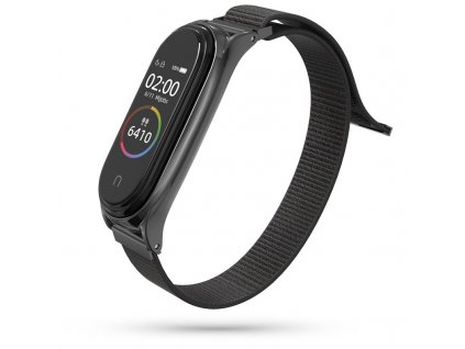 Řemínek pro Xiaomi Mi Band 5 / 6 - Tech-Protect, Nylon Black