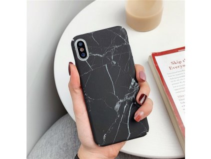 Ochranný kryt pro iPhone XS / X - Marble Black