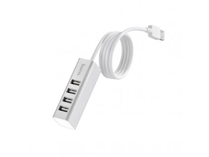 Redukce USB-A to USB-A - Hoco, HB1 USB Hub Silver