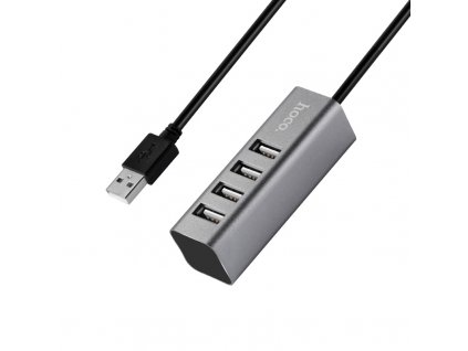 Redukce USB-A to USB-A - Hoco, HB1 USB Hub Gray