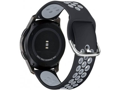Řemínek pro Samsung Galaxy Watch 41mm - Tech-Protect, Softband Black/Gray