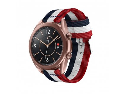 Řemínek pro Samsung Galaxy Watch 45mm - Tech-Protect, Welling Navy/Red